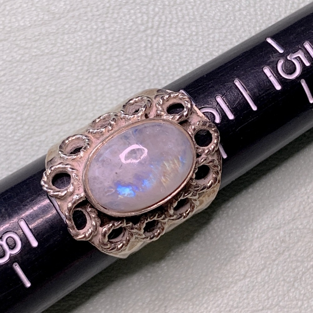 Israeli Artisan - SS - Sandra Moonstone Ring -NEW